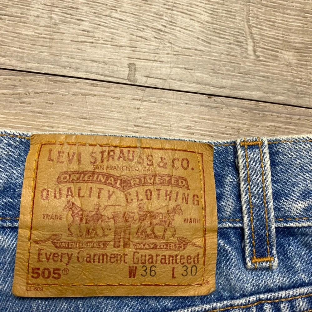 Levi's 512 Jeans Mens 36x30 Blue Vintage Made USA 2000 Straight Leg Denim‎